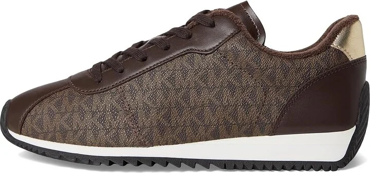 MICHAEL Michael Kors Rhodes Trainer Women's Shoes Brown : 8 M, Leather - Image 6