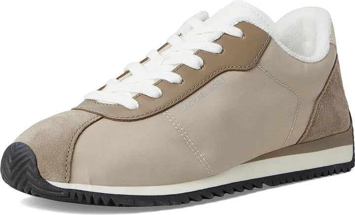 MICHAEL Michael Kors Rhodes Trainer Women's Shoes Cement : 9 M, Leather - Image 5