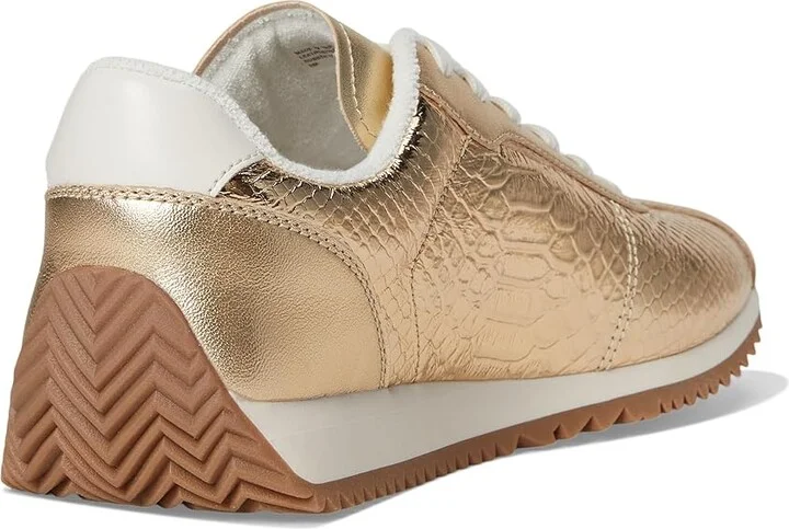 MICHAEL Michael Kors Rhodes Trainer Women's Shoes Pale Gold : 6 M, Leather - Image 4