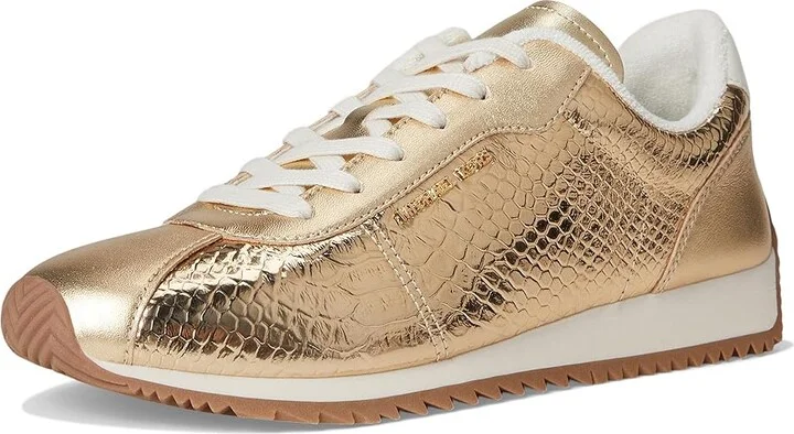 MICHAEL Michael Kors Rhodes Trainer Women's Shoes Pale Gold : 6 M, Leather - Image 5