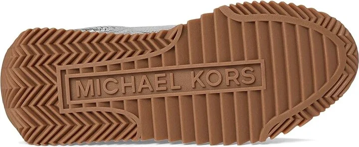 MICHAEL Michael Kors Rhodes Trainer Women's Shoes Silver : 9.5 M, Leather - Image 3