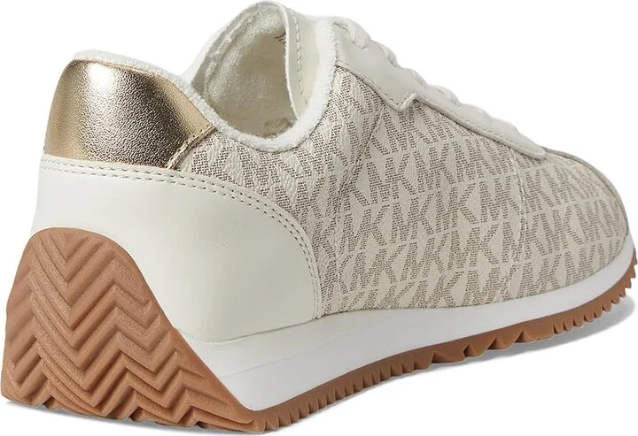 MICHAEL Michael Kors Rhodes Trainer Women's Shoes Vanilla : 7 M, Leather - Image 4