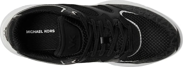 MICHAEL Michael Kors Riley Trainer Women's Shoes Black : 10 M - Image 2