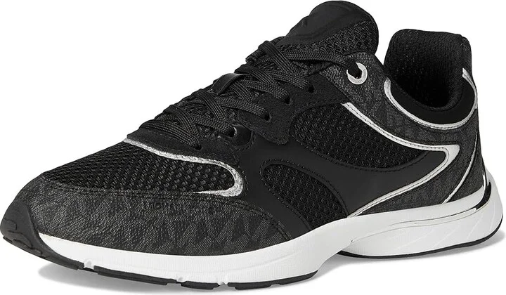 MICHAEL Michael Kors Riley Trainer Women's Shoes Black : 10 M - Image 5