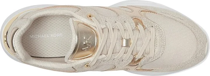 MICHAEL Michael Kors Riley Trainer Women's Shoes Ecru : 8.5 M - Image 2