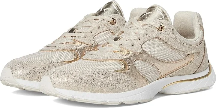 MICHAEL Michael Kors Riley Trainer Women's Shoes Ecru : 8.5 M