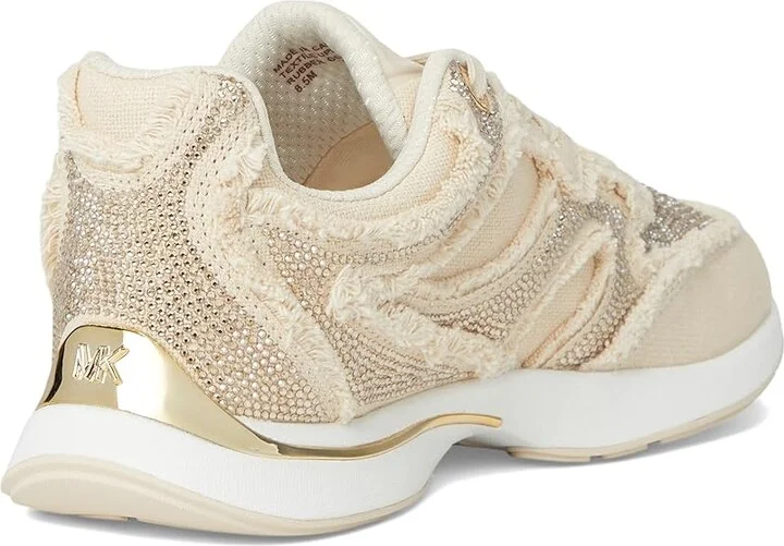 MICHAEL Michael Kors Riley Trainer Women's Shoes Natural : 8 M - Image 4