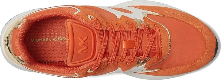 MICHAEL Michael Kors Riley Trainer Women's Shoes Orange Punch : 6.5 M - Image 2