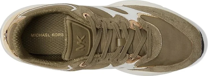 MICHAEL Michael Kors Riley Trainer Women's Shoes Safari Green : 9.5 M - Image 2