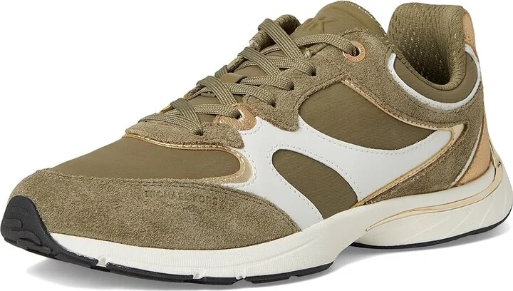 MICHAEL Michael Kors Riley Trainer Women's Shoes Safari Green : 9.5 M - Image 5