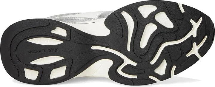 MICHAEL Michael Kors Riley Trainer Women's Shoes Silver : 6.5 M - Image 3