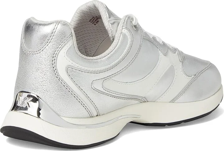 MICHAEL Michael Kors Riley Trainer Women's Shoes Silver : 6.5 M - Image 4