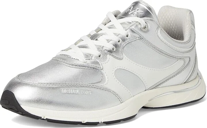 MICHAEL Michael Kors Riley Trainer Women's Shoes Silver : 6.5 M - Image 5