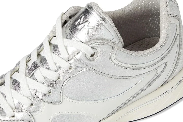 MICHAEL Michael Kors Riley Trainer Women's Shoes Silver : 6.5 M - Image 7