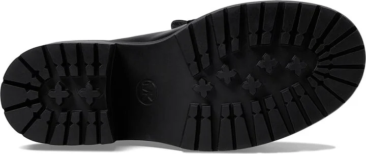 MICHAEL Michael Kors Rocco Heeled Loafer Women's Shoes Black 1 : 7.5 M, Leather - Image 3