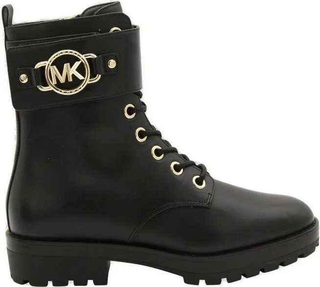 Michael Michael Kors Rory Logo Plaque Boots