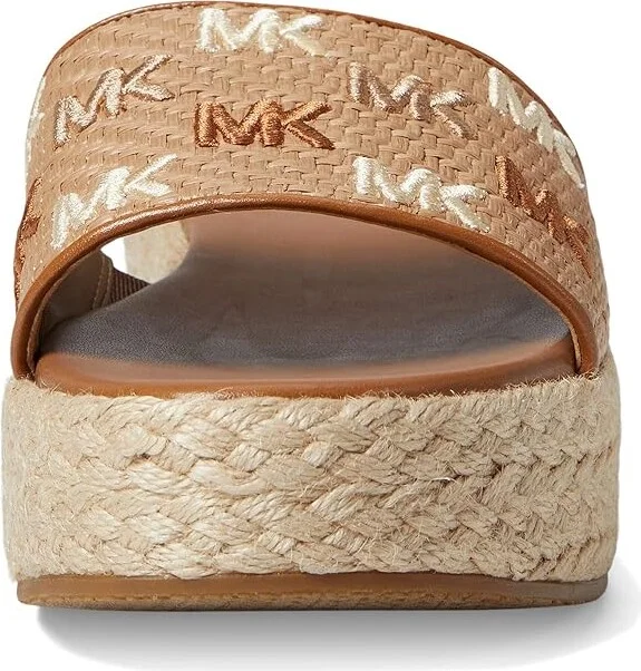 MICHAEL Michael Kors Sadler Wedge Women's Shoes Acorn : 7.5 M, Textile - Image 2