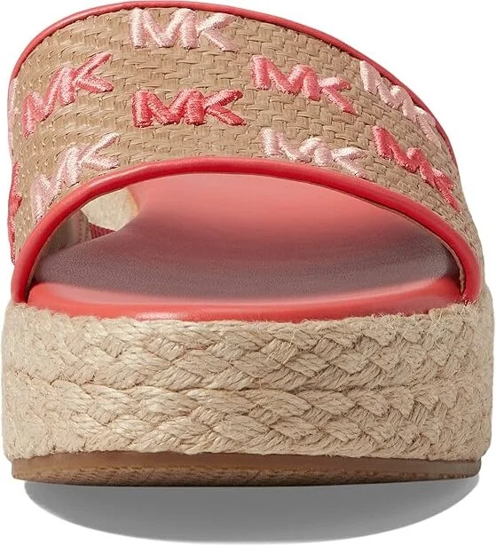 MICHAEL Michael Kors Sadler Wedge Women's Shoes Dahlia : 6 M, Textile - Image 2
