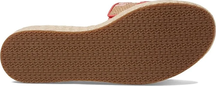 MICHAEL Michael Kors Sadler Wedge Women's Shoes Dahlia : 6 M, Textile - Image 3