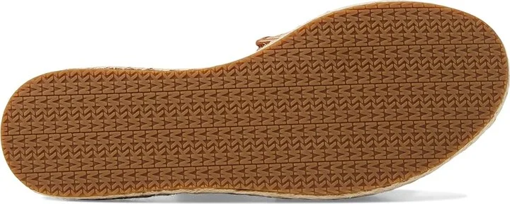 MICHAEL Michael Kors Sadler Wedge Women's Shoes Natural/Acorn : 5.5 M, Textile - Image 3