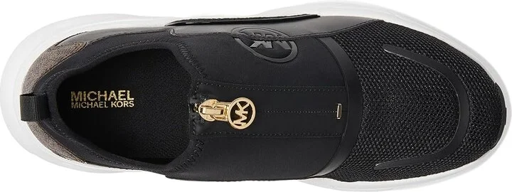 MICHAEL Michael Kors Sami Zip Trainer Women's Shoes Brown : 5 M - Image 2