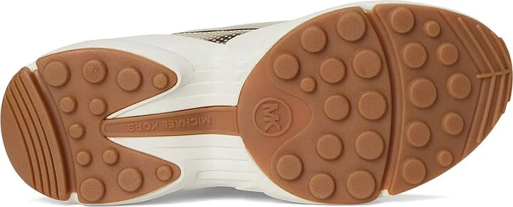 MICHAEL Michael Kors Sami Zip Trainer Women's Shoes Pale Gold : 9 M - Image 3
