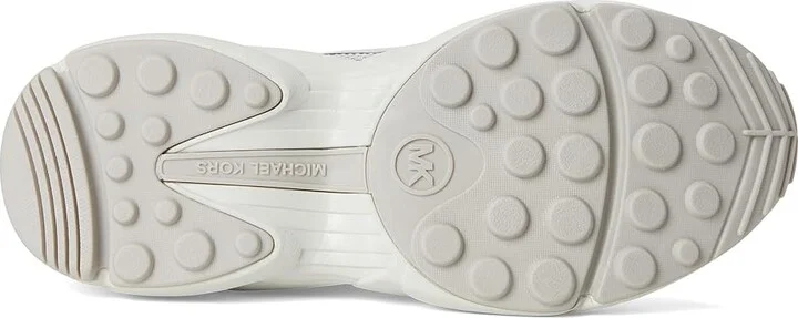 MICHAEL Michael Kors Sami Zip Trainer Women's Shoes Silver : 7.5 M - Image 3