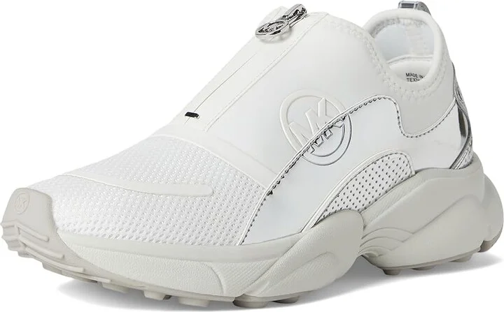 MICHAEL Michael Kors Sami Zip Trainer Women's Shoes Silver : 7.5 M - Image 5