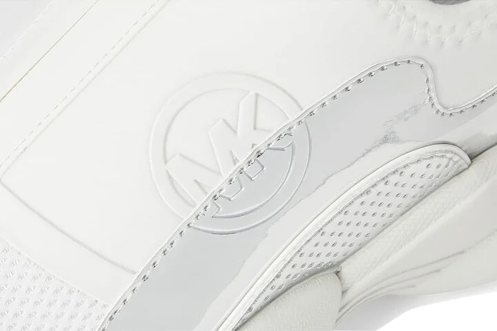 MICHAEL Michael Kors Sami Zip Trainer Women's Shoes Silver : 7.5 M - Image 7