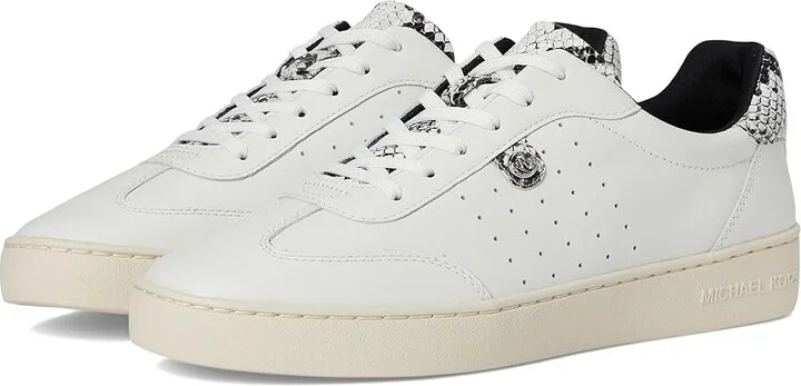 MICHAEL Michael Kors Scotty Lace Up Women's Shoes Aluminum : 8.5 M, Leather