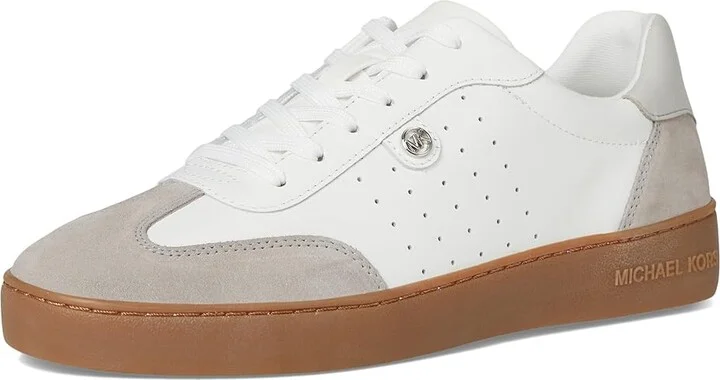 MICHAEL Michael Kors Scotty Lace Up Women's Shoes Aluminum Mlt : 10 M, Leather - Image 5