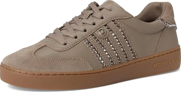 MICHAEL Michael Kors Scotty Lace Up Women's Shoes Birch : 10 M, Leather - Image 5