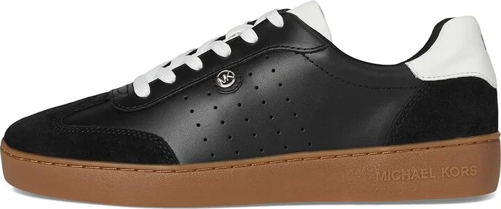 MICHAEL Michael Kors Scotty Lace Up Women's Shoes Black 1 : 7.5 M, Leather - Image 6