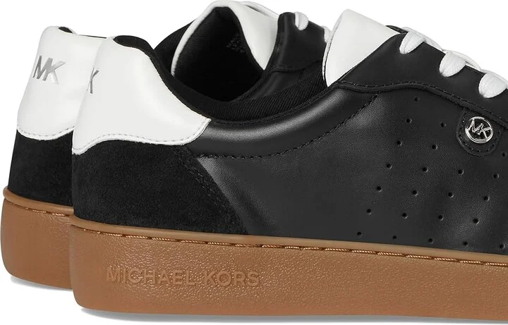 MICHAEL Michael Kors Scotty Lace Up Women's Shoes Black 1 : 7.5 M, Leather - Image 7