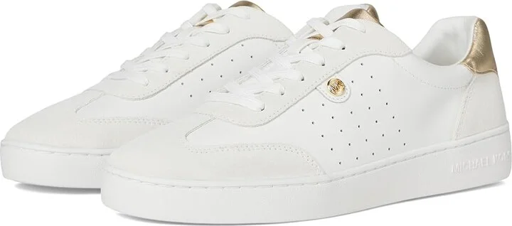 MICHAEL Michael Kors Scotty Lace Up Women's Shoes Pl Gld : 10 M, Leather