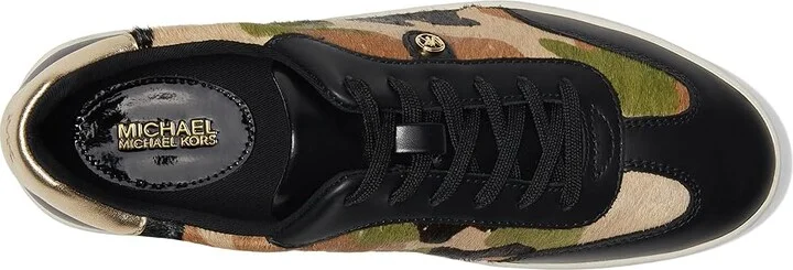 MICHAEL Michael Kors Scotty Lace Up Women's Shoes Smokey Olive : 6 M, Leather - Image 2