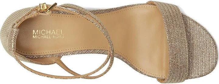 MICHAEL Michael Kors Serena Flex Sandal Women's Shoes Pale Gold : 6 M, Leather - Image 2