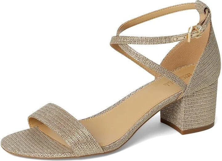 MICHAEL Michael Kors Serena Flex Sandal Women's Shoes Pale Gold : 6 M, Leather - Image 5