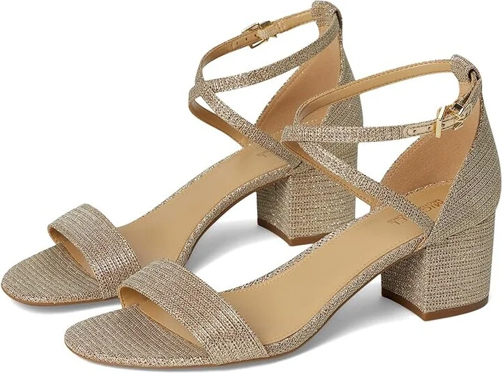 MICHAEL Michael Kors Serena Flex Sandal Women's Shoes Pale Gold : 6 M, Leather