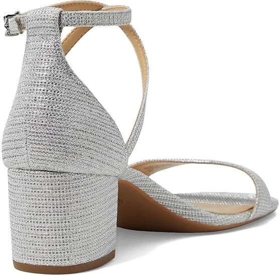 MICHAEL Michael Kors Serena Flex Sandal Women's Shoes Silver : 6 M, Leather - Image 4
