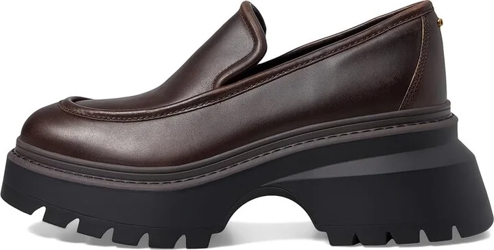 MICHAEL Michael Kors Shiloh Loafer Women's Flat Shoes Chocolate : 10 M, Leather - Image 5