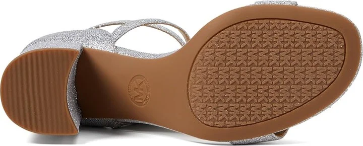 MICHAEL Michael Kors Sophie Flex Mid Women's Sandals Light Silver : 7.5 M, Leather - Image 3