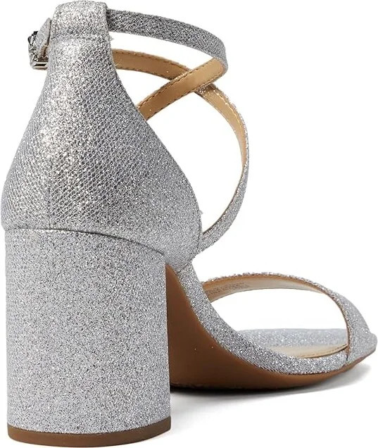 MICHAEL Michael Kors Sophie Flex Mid Women's Sandals Light Silver : 7.5 M, Leather - Image 4