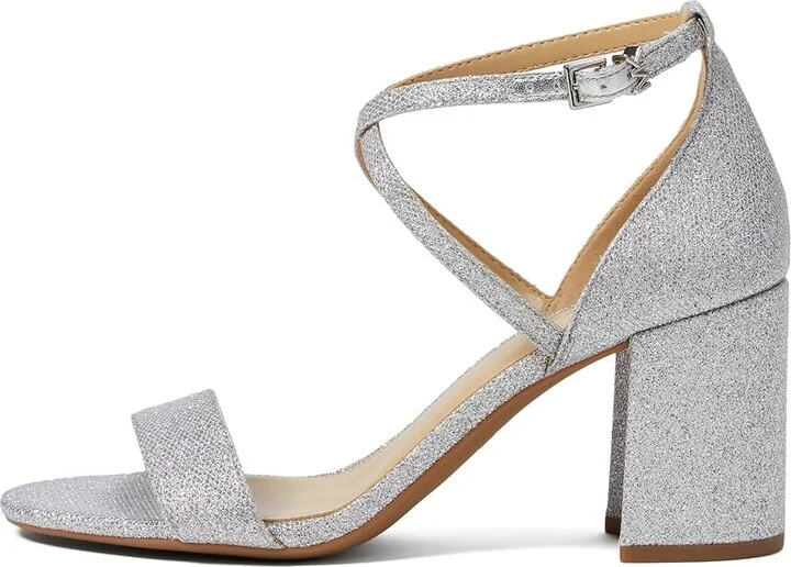 MICHAEL Michael Kors Sophie Flex Mid Women's Sandals Light Silver : 7.5 M, Leather - Image 5
