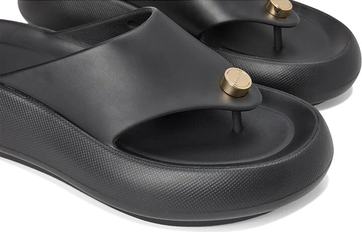 MICHAEL Michael Kors Splash Platform Women's Wedge Shoes Black : 8 M, Synthetic - Image 7