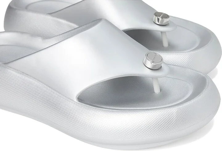 MICHAEL Michael Kors Splash Platform Women's Wedge Shoes Silver : 6 M, Synthetic - Image 7