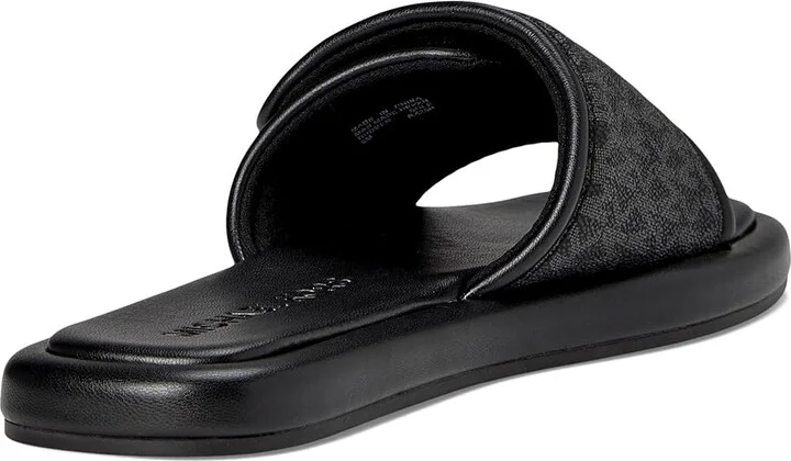 MICHAEL Michael Kors Suki Flat Slide Women's Sandals Black 2 : 5 M - Image 4