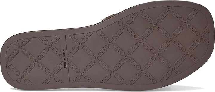MICHAEL Michael Kors Suki Flat Slide Women's Sandals Brown : 7 M - Image 3
