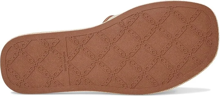 MICHAEL Michael Kors Suki Flat Slide Women's Sandals Luggage : 6 M - Image 3