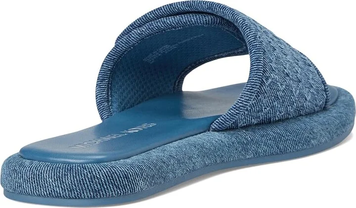 MICHAEL Michael Kors Suki Flat Slide Women's Sandals Union Wash : 10 M - Image 4